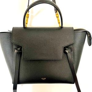 Celine-like knotted handbag